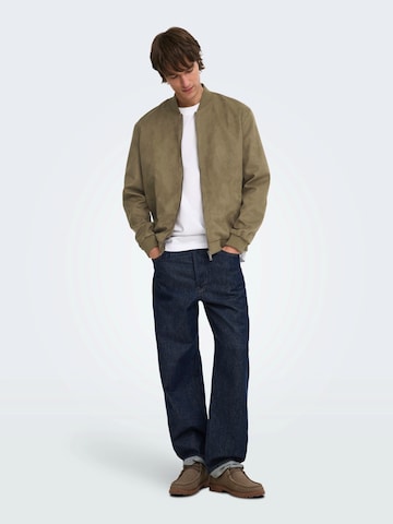 Only & Sons Jacke 'ONSLUCAS' in Braun