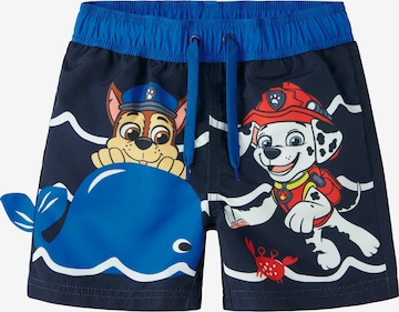 NAME IT Uimashortsit 'NMMMiki Paw' värissä sininen: etupuoli