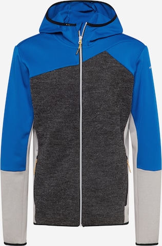 ICEPEAK Gebreid sportvest 'BECLEY' in Blauw: voorkant