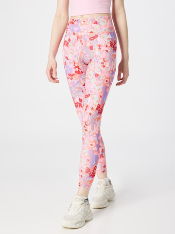 Skinny Pantalon de sport 'Train Essentials Printed High-Waisted' ADIDAS PERFORMANCE en rose : devant