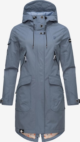 NAVAHOO Weatherproof jacket 'Pfefferschote' in Blue: front