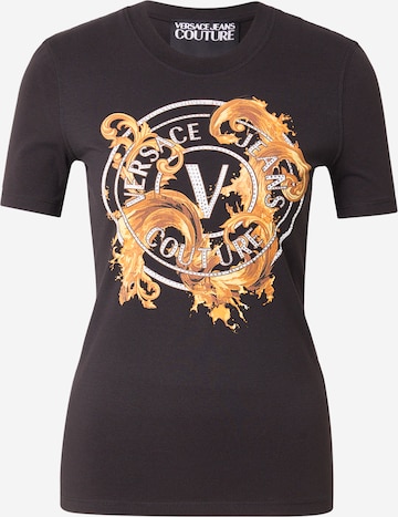 juoda Versace Jeans Couture Marškinėliai: priekis