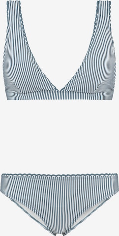 Shiwi T-shirt Bikini 'Amy' i blå: framsida
