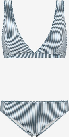 Shiwi T-Shirt Bikini 'Amy' värissä sininen: etupuoli