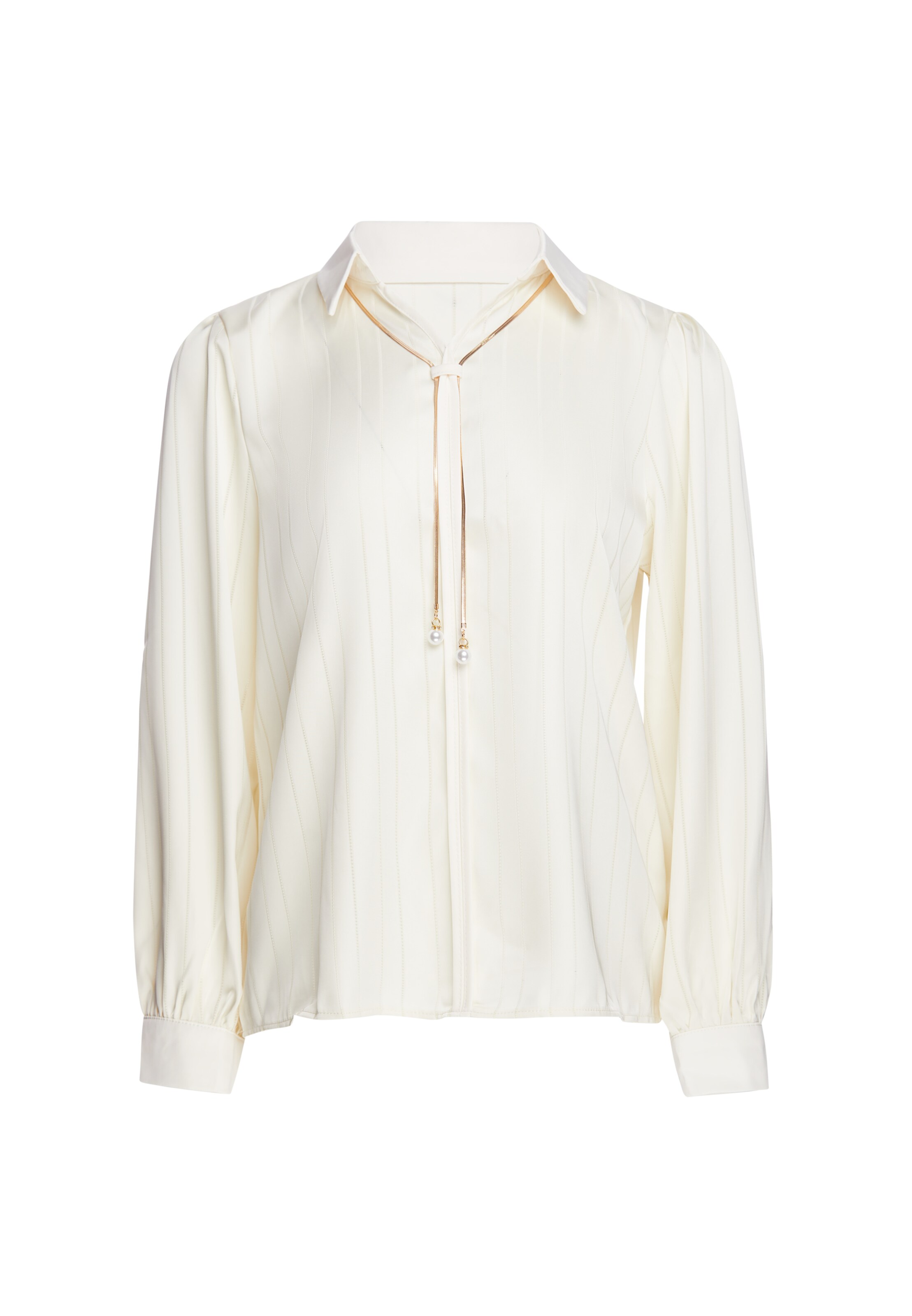 usha BLACK LABEL Blouse in Beige: voorkant