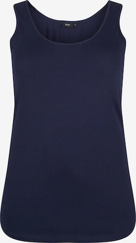 mėlyna Zizzi Palaidinė be rankovių: priekis