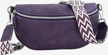 Jennifer Jones Gürteltasche in Lila: Vorderseite