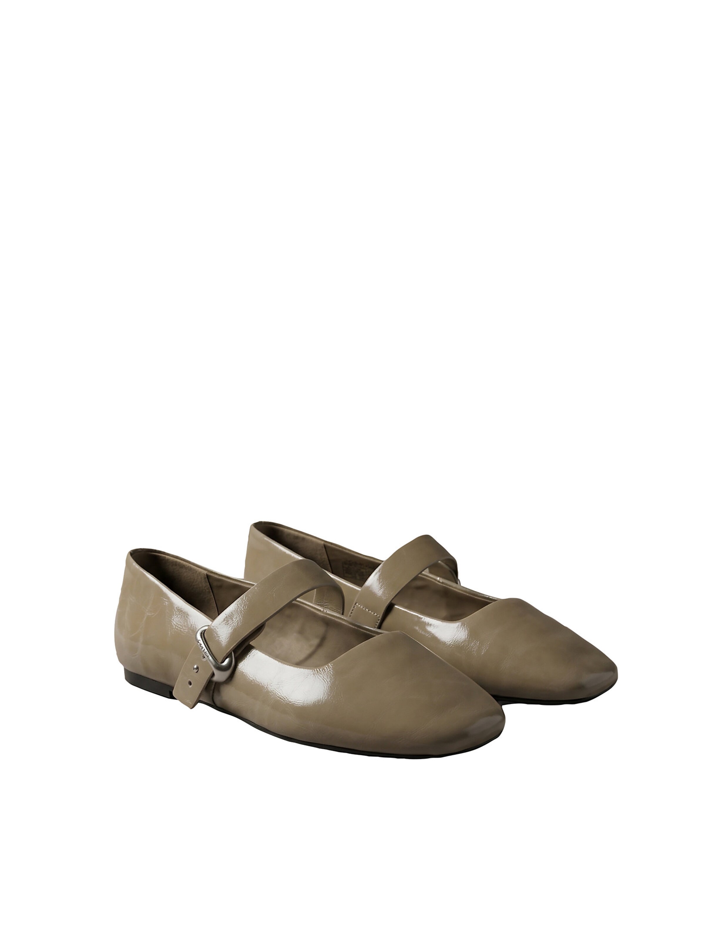 Regular Ballerines à lanières Calvin Klein en vert