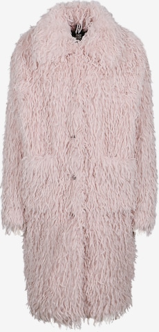 FREAKY NATION Pitkä talvitakki värissä vaaleanpunainen: etupuoli