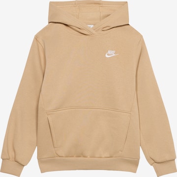 Nike Sportswear Sweatshirt 'Club Fleece' in Beige: front