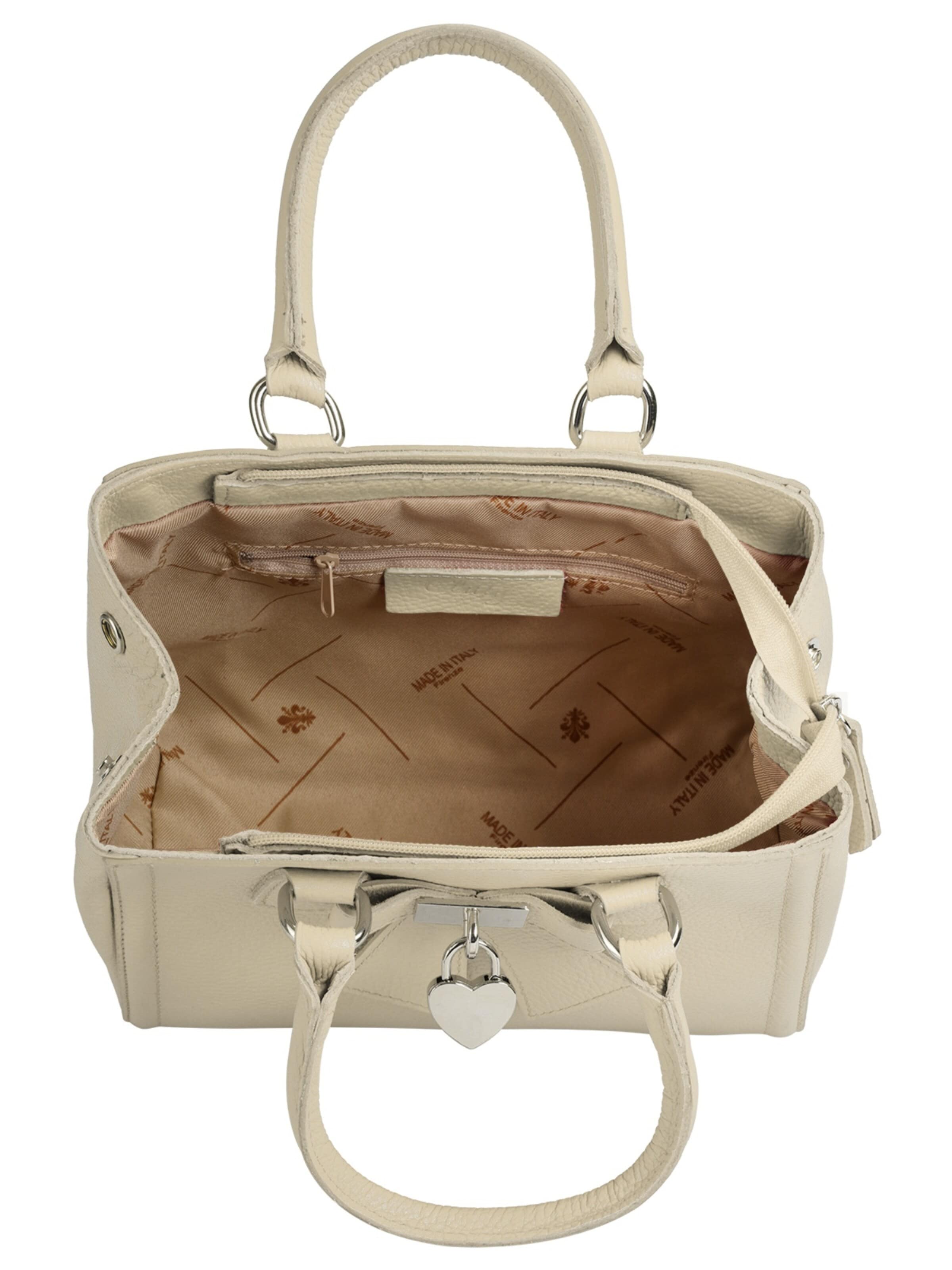 Cluty Handbag 'SOLCUORE' in Beige