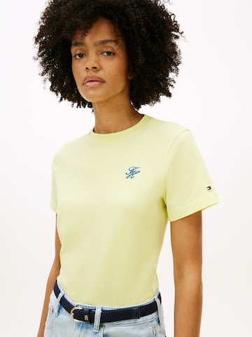TOMMY HILFIGER T-Shirt in Gelb