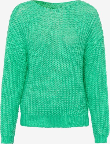 Pullover di zero in verde: frontale