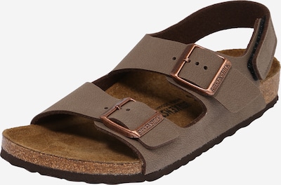 Atviri batai 'Milano' iš BIRKENSTOCK, spalva – ruda / vario spalva, Prekių apžvalga