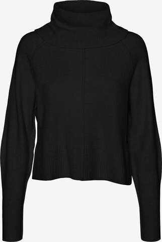 VERO MODA Sweter 'Luci' w kolorze czarny: przód