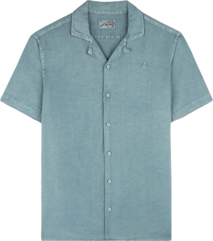 Scalpers Comfort Fit Hemd in Blau