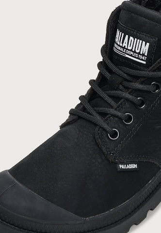 Palladium Šnurovacie členkové čižmy 'PAMPA' - Čierna: predná strana