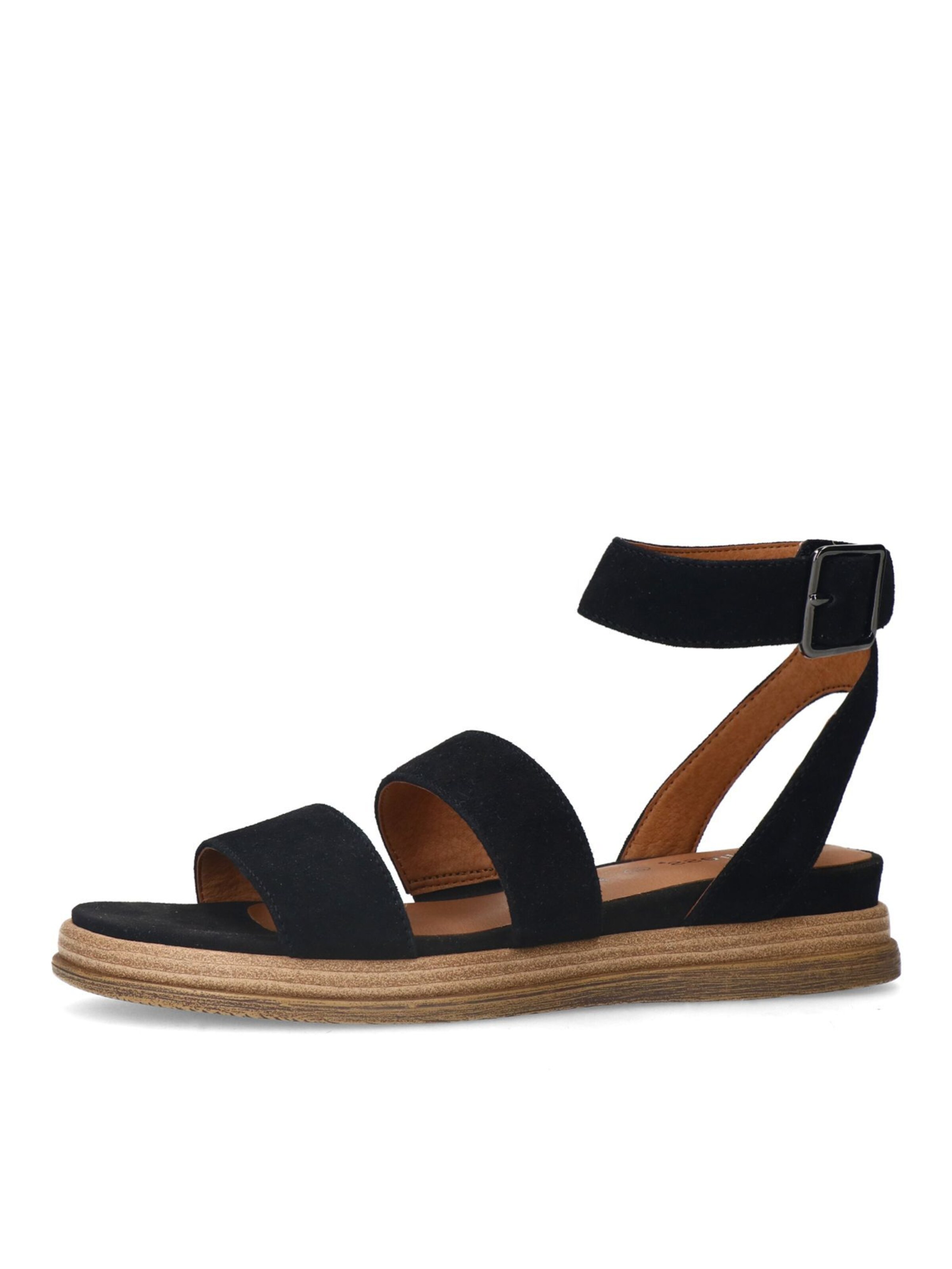 Sandales no stress en noir : devant