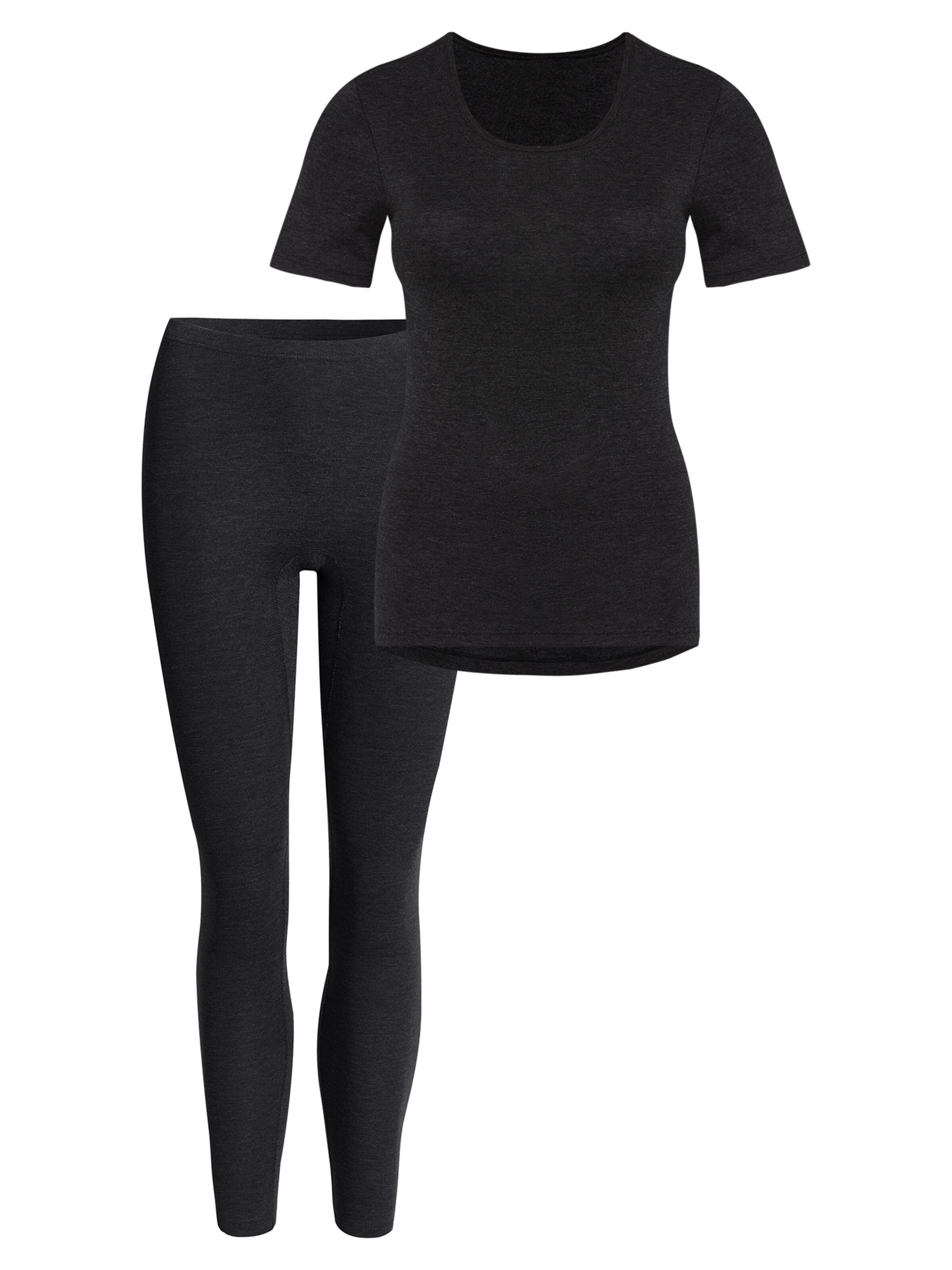 CON-TA Base Layer 'Basic' in Black: front