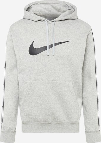 Sweat-shirt 'REPEAT' Nike Sportswear en gris : devant