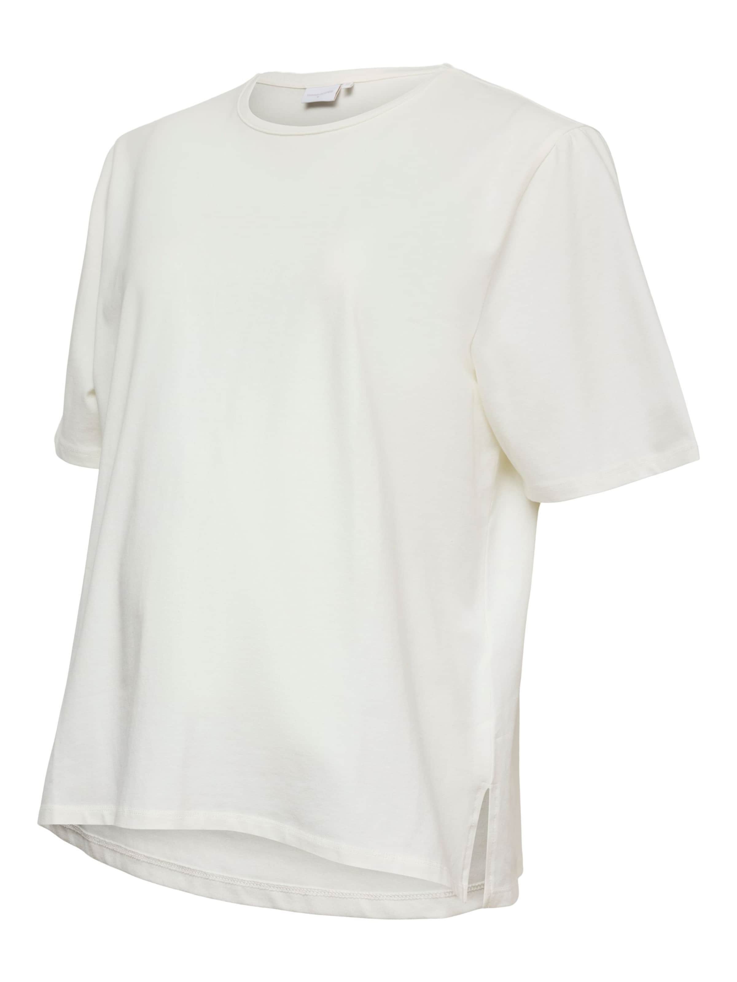 MAMALICIOUS Shirt in Wit: voorkant