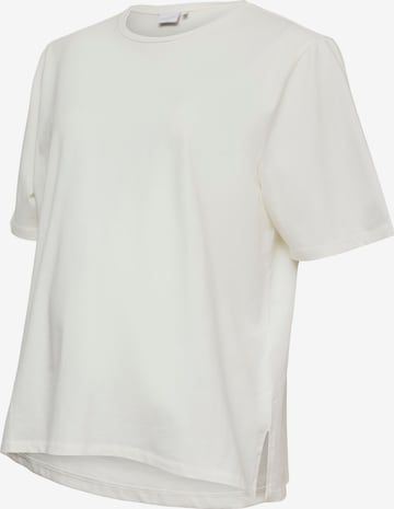 MAMALICIOUS Shirt in Wit: voorkant