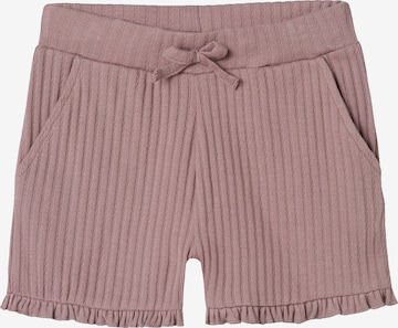 purpurinė NAME IT Standartinis Kelnės 'NMFJESSIA': priekis