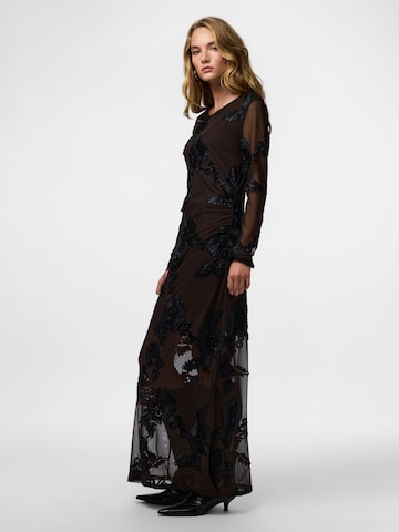 PIECES Evening dress 'PCOffia' in Brown