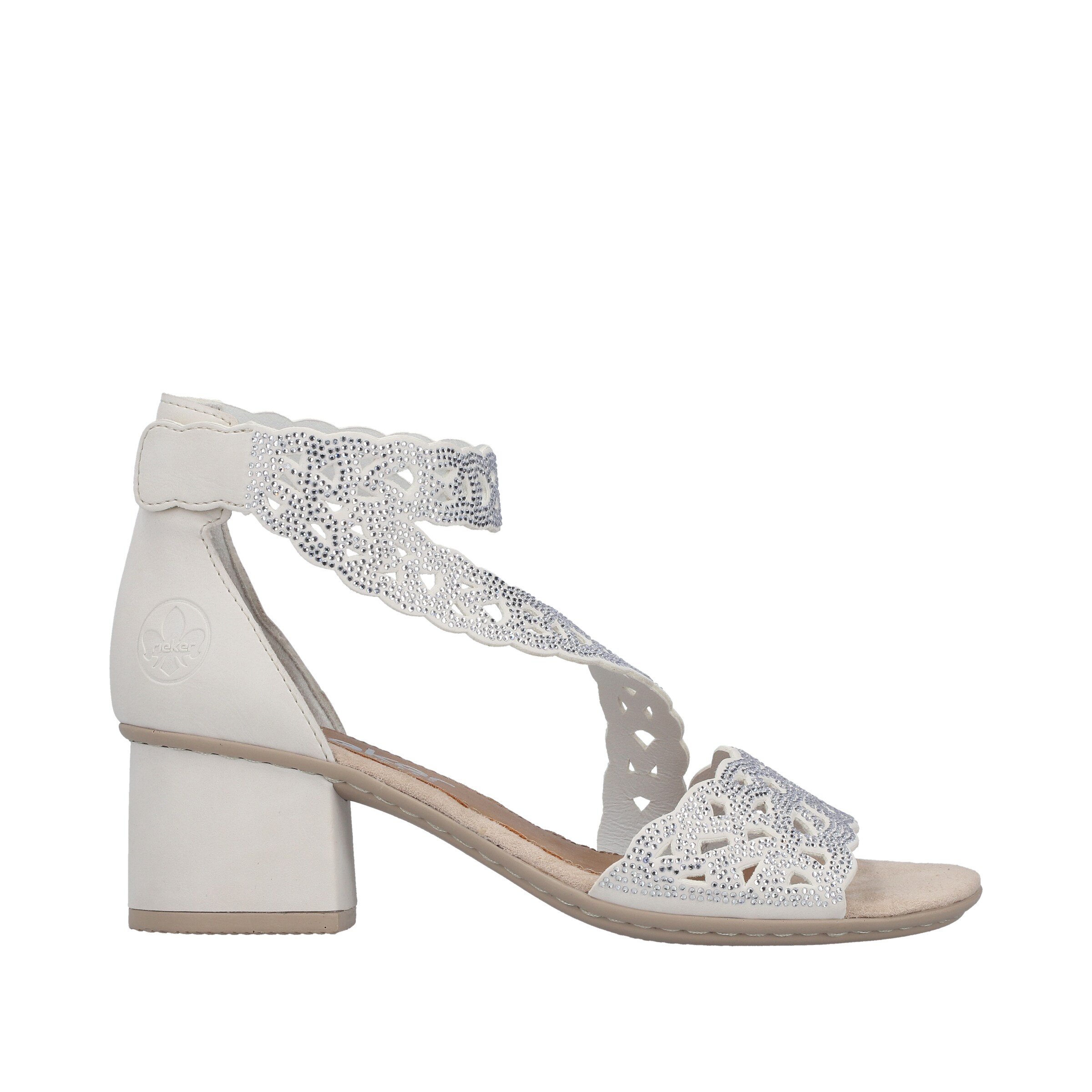 Rieker Strap Sandals in White