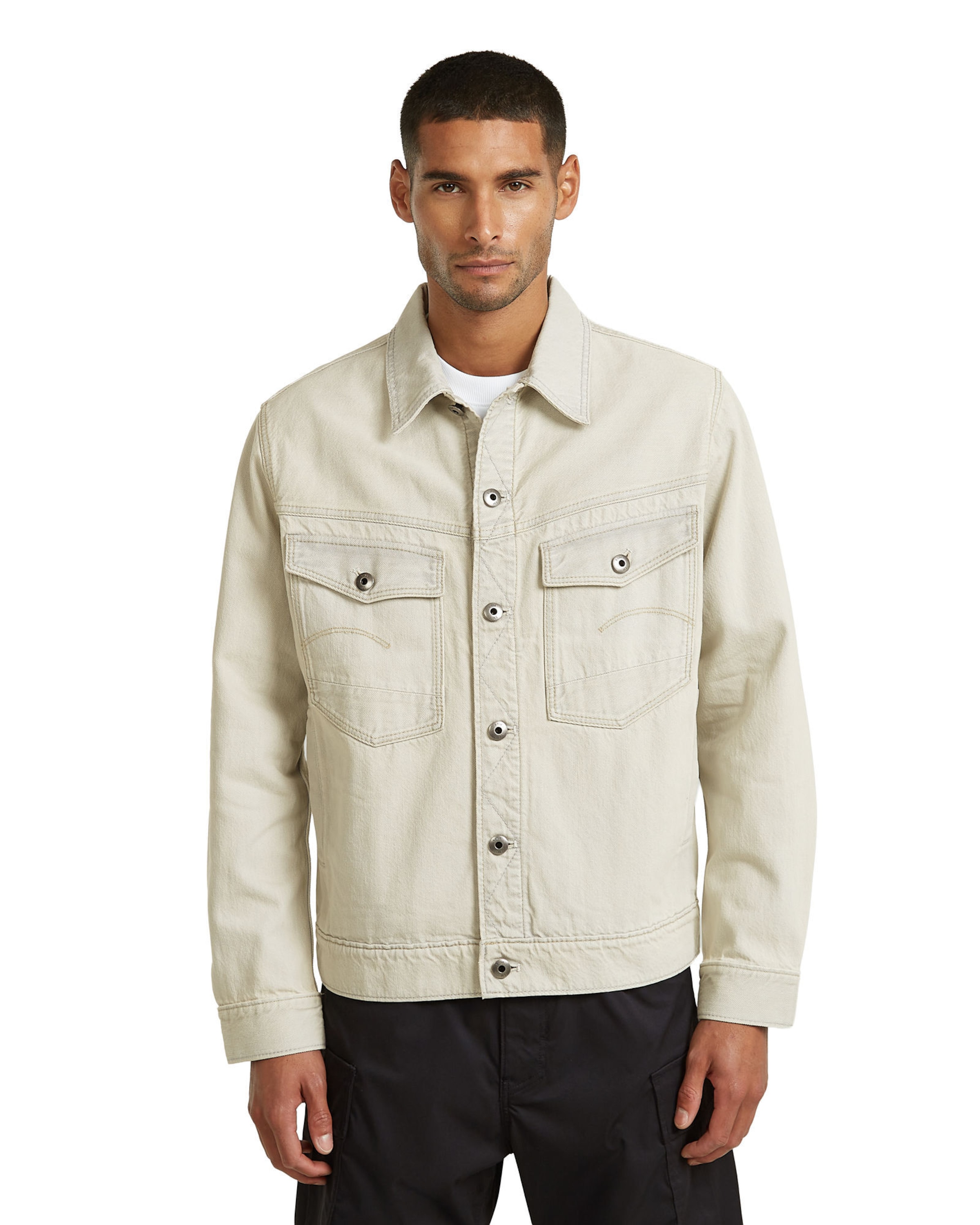 G-STAR Jacket - 'Dakota Jacket' in Blau: Vorderseite