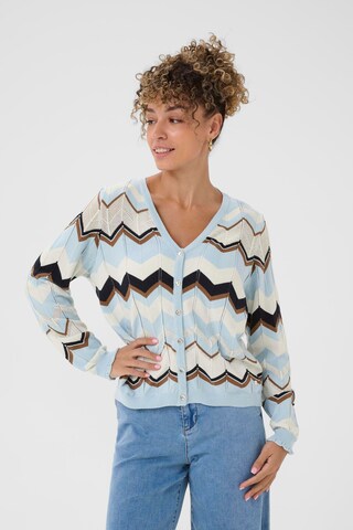 Cream Knit Cardigan 'CRNetes' in Mixed colors: front