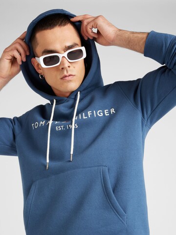 mėlyna TOMMY HILFIGER Standartinis modelis Megztinis be užsegimo