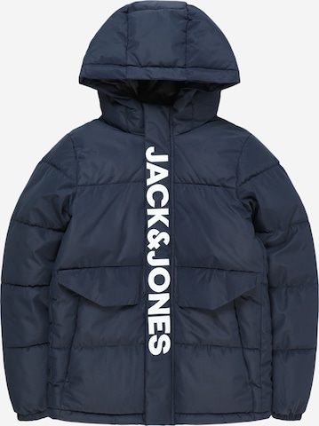 Jack & Jones Junior Välikausitakki 'SPEED' värissä sininen: edessä