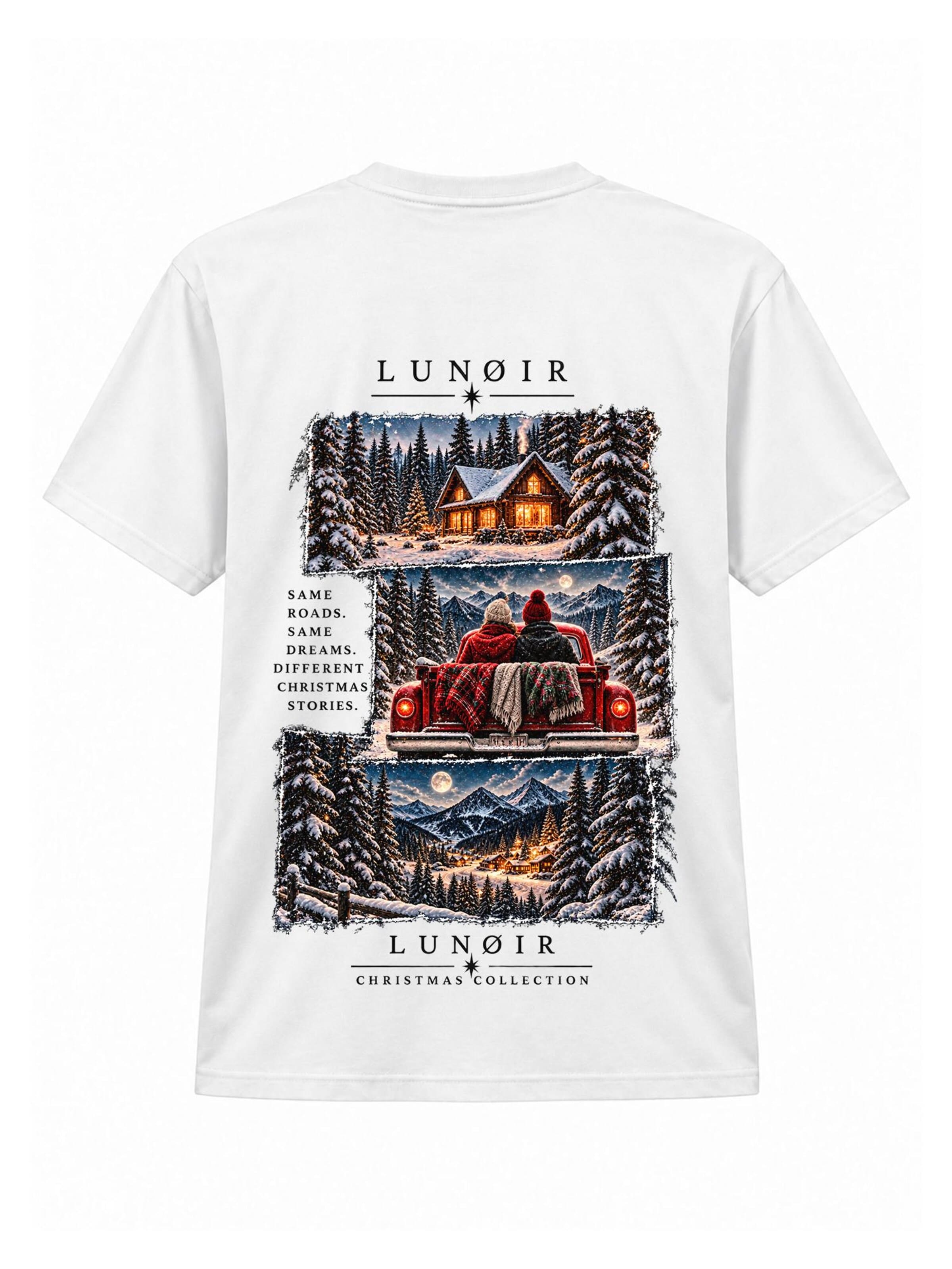 LUNØIR StudioMajica 'Snowflakes and Good Vibes' - bijela boja: prednji dio