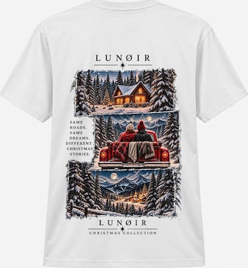 LUNØIR StudioMajica 'Snowflakes and Good Vibes' - bijela boja: prednji dio