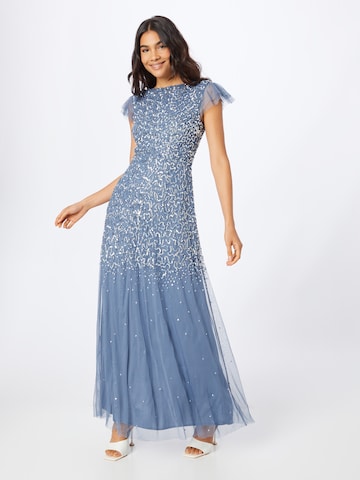 Coast Evening Dress in Blue: front