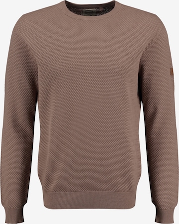 Key Largo Pullover 'Episode' i brun: forside