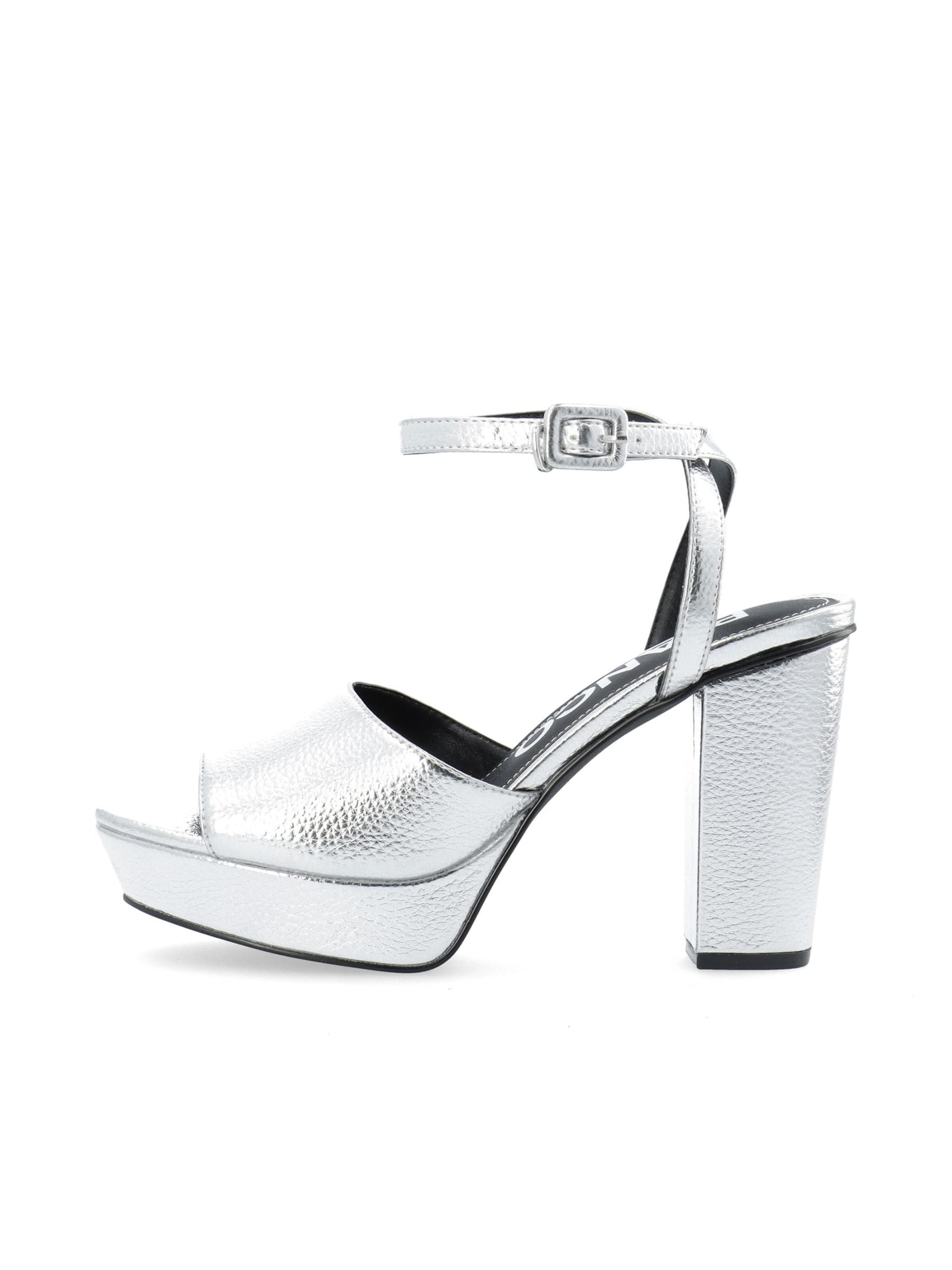 Bianco Sandal 'CARLY' in Silver: front