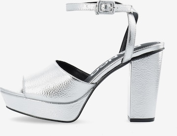 Bianco Sandals 'CARLY' in Silver: front