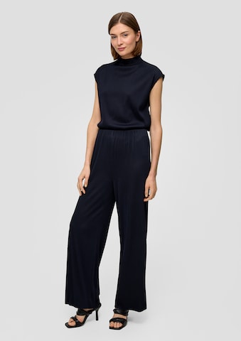 s.Oliver BLACK LABEL Wide Leg Hose in Blau