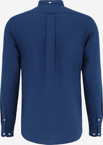 FARAH Slim Fit Hemd 'BREWER' in Blau