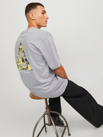 pelēks JACK & JONES T-Krekls 'Triangle'