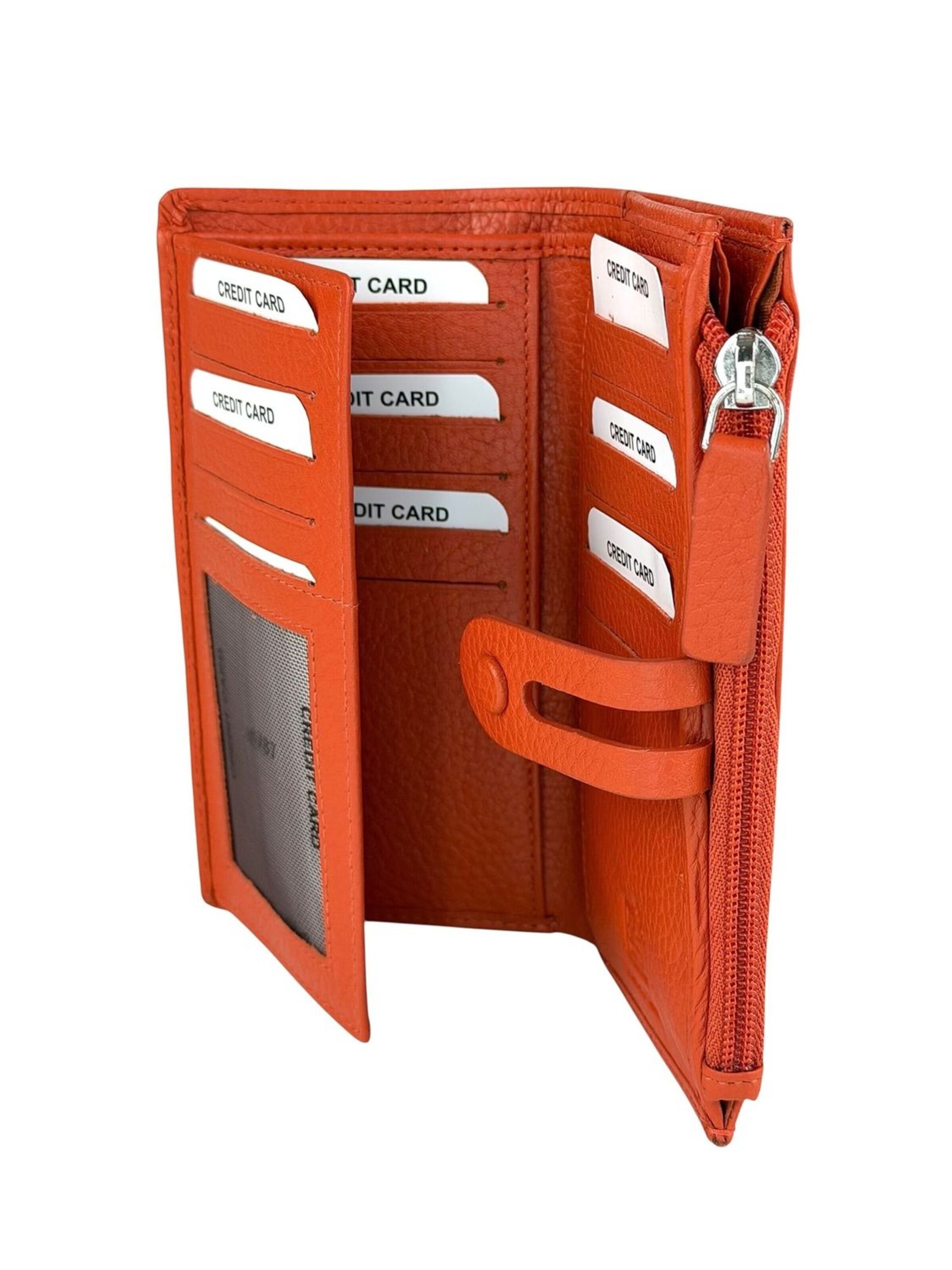 Florence Wallet in Orange