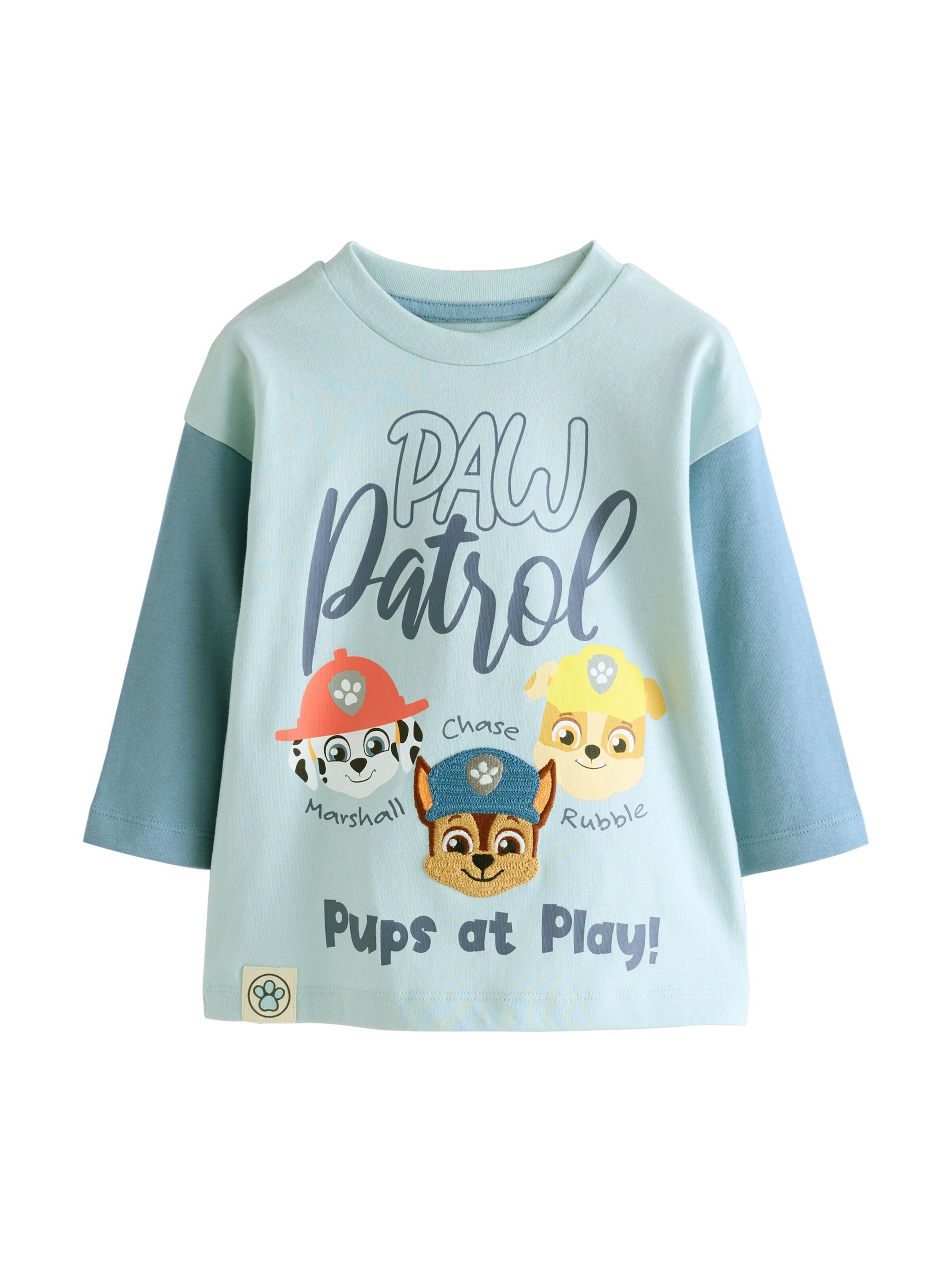 Next T-Krekls 'Paw Patrol', krāsa - debeszils / jauktu krāsu, Preces skats