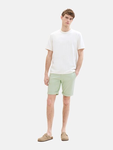 TOM TAILOR Regular Chino in Groen