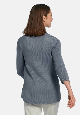 Peter Hahn Knit Cardigan in Blue