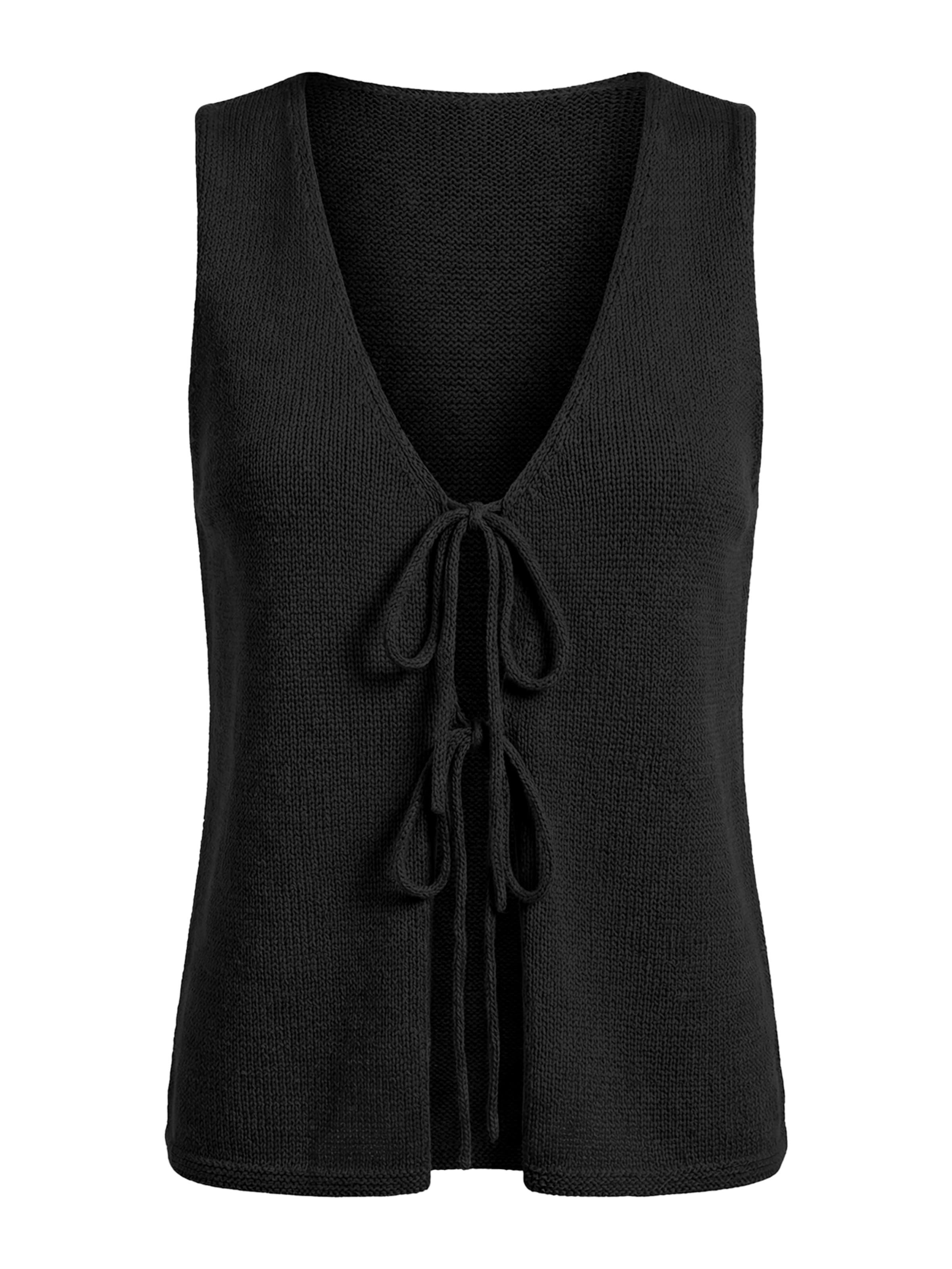 Imily Bela Πλεκτό γιλέκο σε μαύρο: μπροστά