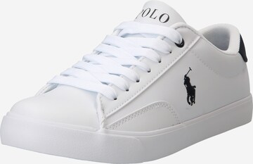 Polo Ralph Lauren Sneakers 'THERON' in Wit: voorkant