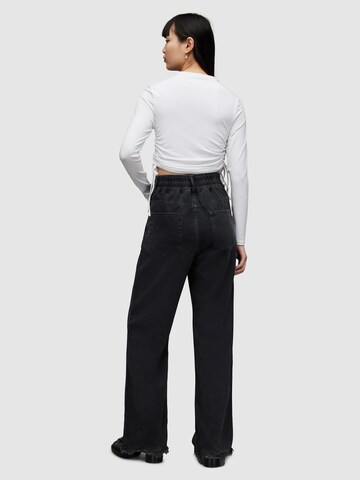 AllSaints Wide leg Τζιν 'HAILEY' σε μαύρο