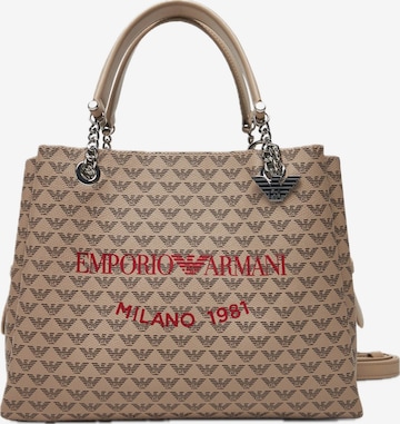 Borsa a mano 'Y3D159 YWS0E' di Emporio Armani in marrone: frontale